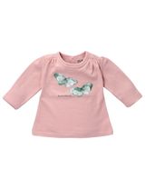NINI T-shirt à manches longues Papillon Rose 3-6M (68 cm) - 0