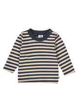 Müsli by Green Cotton Babylangarmshirt Streifen bunt 74 - 0