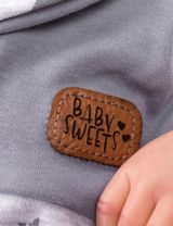 Baby Sweets 2 Teile Set Sterne Sterne dunkelgrau 62 (0-3 Monate) - 4