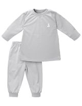 MaBu Kids 2 pièces Pyjama Ours blanc Bruno, l'ours polaire Gris clair 12-18M (86 cm) - 0