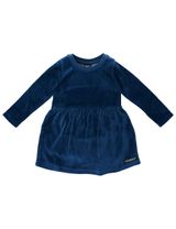 Villervalla Kleid Velours blau 128 (7-8 Jahre) - 0