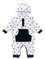 Baby Sweets Strampler Maritim weiß 80 (9-12 Monate) - 0