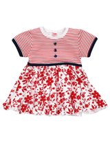 Baby Sweets 3 Teile Set Floral rot 3-6 Monate (68) - 1