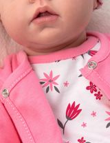 Baby Sweets 3 Teile Set Floral weiß 6-9 Monate (74) - 6