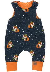 Land-Juwelen Strampler Fuchs Schneeflocke Handmade weiß 56 (Neugeborene) - 0