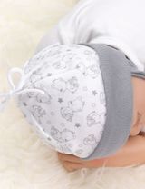 Baby Sweets Mütze Bär A Star Is Born Sterne weiß - 4