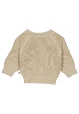 Müsli by Green Cotton Babystrickjacke Unifarben beige 56 - 1