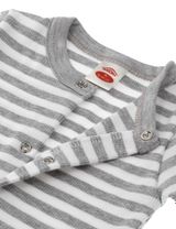 Makoma Strampler Streifen weiß - 2