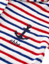 Ebbe Kids Bademantel Anker Streifen bunt 116 (5-6 Jahre) - 4