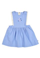 Green Cotton Babykleid blau 74 - 0