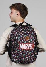 Marvel The Avengers Chibi-PLUS Running Rucksack 34x46x21 cm schwarz Onesize Kinder - 3