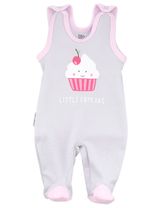 Baby Sweets 3 Teile Set Little Cupcake grau 6-9 Monate (74) - 1