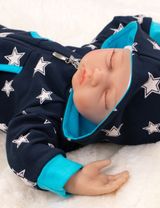 Baby Sweets Strampler Sterne blau 56 (Neugeborene) - 5