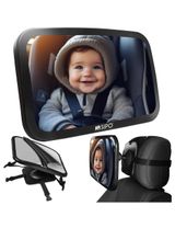 SIPO Rétroviseur pour voiture 30x20 cm Noir - 4