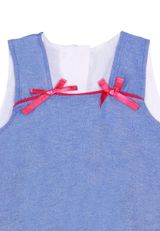 Kleid Mädchen dunkelblau 92 - 3