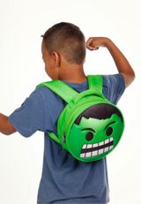 Marvel Hulk Send-Emoji Rucksack 23x23x6 cm grün gruen Onesize Kinder - 3