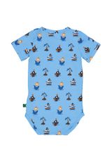 Fred s World by Green Cotton Kurzarmbody Print blau 74 - 1