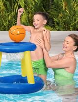 Bestway Poolspiel Schwimmendes Basketball-Set 61x61 cm 3+ Jahre blau - 4