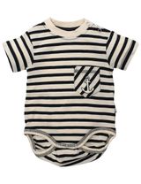 Ebbe Kids Body Anker Streifen Navy/Weiß 56 (Neugeborene) - 0