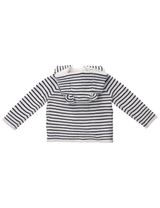 Rock A Bye Baby Boutique Strickjacke Streifen Kapuze weiß - 2