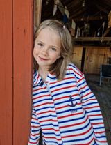 Ebbe Kids Bademantel Anker Streifen bunt 116 (5-6 Jahre) - 1