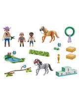 Playmobil 46 Teile PLAYMOBIL® Ponyturnier Horses of Waterfall 9,5x3x3,5 cm 4+ Jahre bunt - 0