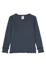 Müsli by Green Cotton Langarmshirt Unifarben dunkelblau 98 - 0