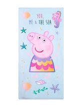 Peppa Pig Serviette Peppa Pig 70x140 cm Bleu clair - 0