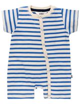 Ebbe Kids Strampler Streifen beige 86 (12-18 Monate) Strong blue stripe - 0