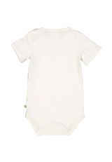 Müsli by Green Cotton Kurzarmbody Unifarben beige 98 - 1