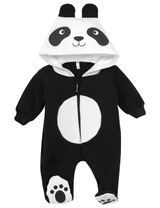 Baby Sweets Strampler Panda weiß Newborn (56) - 0