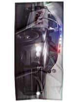 Aptex Serviette Police 70x140 cm Multicolore - 0