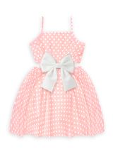 Denokids Kleid Gepunktet pink 104 - 0