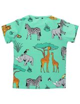 Villervalla T-Shirt Safaritiere grün 134 (8-9 Jahre) - 1