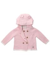 Rock A Bye Baby Boutique Strickjacke Strick Kapuze rosa 56/62 (0-3 Monate) - 1