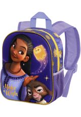 Disney Wish Star-Small 3D Backpack 31x26x11 cm lila lila Onesize Kinder - 0