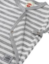 Makoma Wickelbody Streifen grau - 3