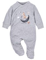 NINI Strampler Mond grau - 0