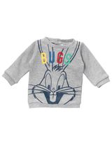 Looney Tunes 3 Teile Set Bugs Bunny Streifen grau 92 (18-24 Monate) - 1