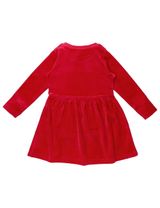 Villervalla Kleid Velours rot 98 (2-3 Jahre) - 1