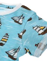 Villervalla T-Shirt Schiff blau - 2