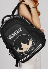 Wednesday Cute-PLUS Running Rucksack 34x46x21 cm schwarz grau Onesize Kinder - 3