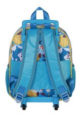 Disney Lilo and Stitch Colors-Small 3D Backpack with Wheels Rucksack 34x26x13 cm blau Onesize Kinder - 3