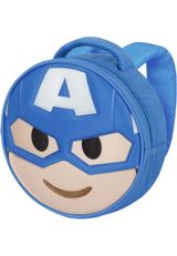 Marvel Captain America Send-Emoji Rucksack 23x23x6 cm blau blau Onesize Kinder - 0