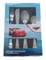 Disney 4 Teile Besteck Cars silber - 0