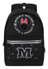 Disney Minnie Mouse Symbol-Silver HS 43x31x18 cm schwarz Onesize Kinder - 1