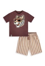 Denokids Set Gestreift braun 140 - 0