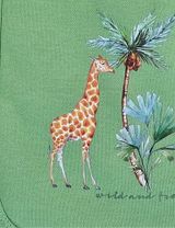 NINI Wendejacke Giraffe Kapuze grün 56 (Neugeborene) - 2