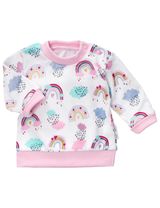 Baby Sweets 2 Teile Set Regenbogen Tierwelten weiß 74 (6-9 Monate) - 1