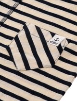 Ebbe Kids Strampler Streifen beige 86 (12-18 Monate) Offwhite stripe - 4